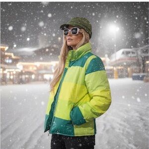 Bogner Ski/Snowboarding Akita Hat With Brim and Chin Strap, Large